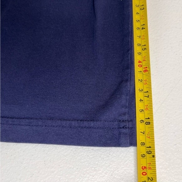 Bella Canvas Nine Line Five F Graphic Navy Crew Neck Short Sleeve Shirt Men XL - Picture 12 of 13